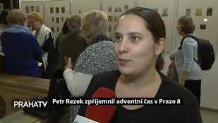 Petr Rezek zpříjemnil adventní čas v Praze 8