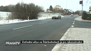 Ústřední ulice ve Štěrboholech je po rekonstrukci