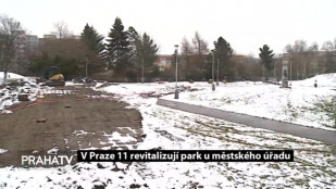 V Praze 11 revitalizují park u městského úřadu