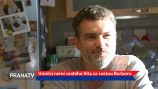 Umělci mění svatého Víta za svatou Barboru