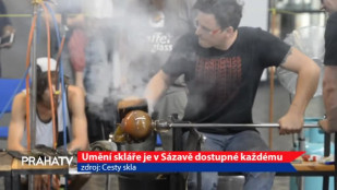 Umění skláře je v Sázavě dostupné každému