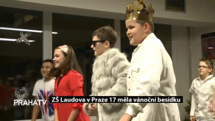 ZŠ Laudova v Praze 17 měla vánoční besídku