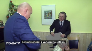 Senioři se těšili z vánočního setkání