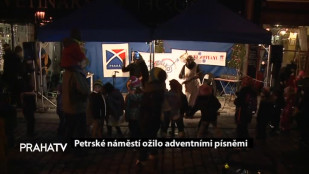 Petrské náměstí ožilo adventními písněmi