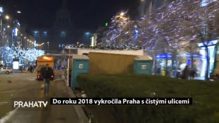 Do roku 2018 vykročila Praha s čistými ulicemi