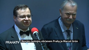 Novým čestným občanem Prahy je Marcel Grün
