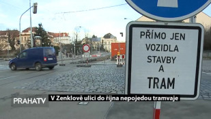 V Zenklově ulici do října nepojedou tramvaje