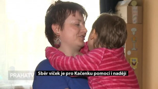 Sběr víček je pro Kačenku pomocí i nadějí