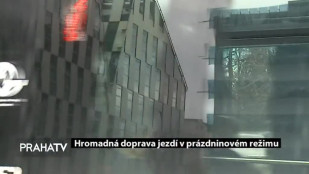 Hromadná doprava jezdí v prázdninovém režimu