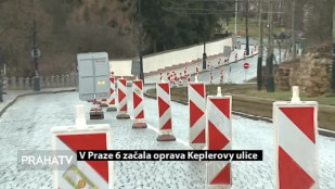 V Praze 6 začala oprava Keplerovy ulice