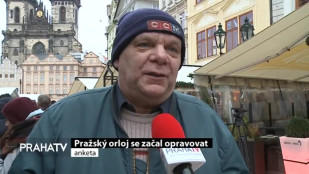 Pražský orloj se začal opravovat