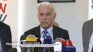Lékaři označili stav prezidenta za velmi dobrý