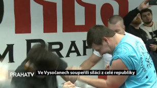 Ve Vysočanech soupeřili siláci z celé republiky