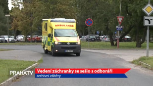 Vedení záchranky se sešlo s odboráři