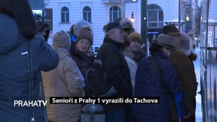 Senioři z Prahy 1 vyrazili do Tachova