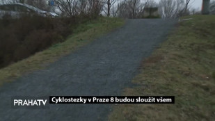 Cyklostezky v Praze 8 nebudou patřit jen kolařům