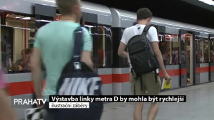 Výstavba linky metra D by mohla být rychlejší