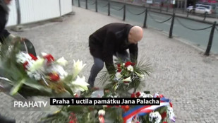 Praha 1 uctila památku Jana Palacha