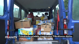 Primátorka předala magistrátní Tříkrálovou sbírku