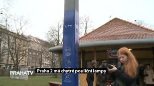 Praha 2 má chytré pouliční lampy