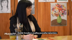 Ateliér kresby a malby pomáhá talentům