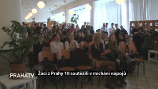 Žáci z Prahy 10 soutěžili v míchání nápojů