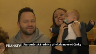 Staroměstská radnice přivítala nové občánky