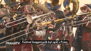 Festival Guggemusik byl opět v Praze