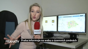 Praha informuje na webu o územních změnách 