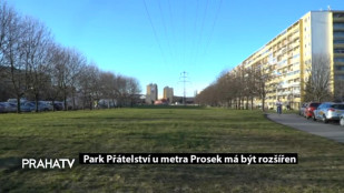 Park Přátelství u metra Prosek má být rozšířen