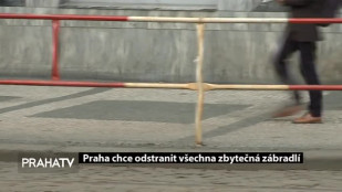 Praha chce odstranit všechna zbytečná zábradlí
