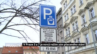 V Praze 3 a 7 je nový režim zón placeného stání
