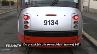 Do pražských ulic se vrací další tramvaj 14T