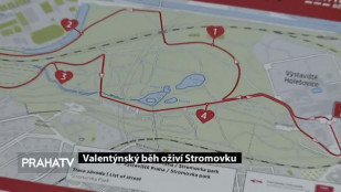 Valentýnský běh oživí Stromovku