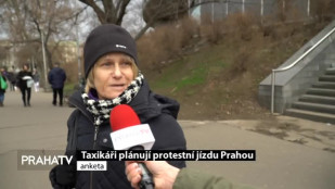 Taxikáři plánují protestní jízdu Prahou
