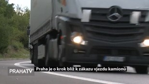 Praha je o krok blíž k zákazu vjezdu kamionů