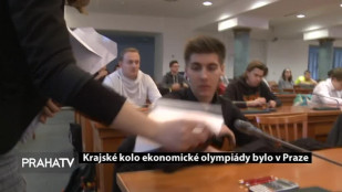 Krajské kolo ekonomické olympiády bylo v Praze