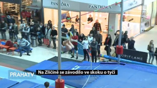 Na Zličíně se závodilo ve skoku o tyči