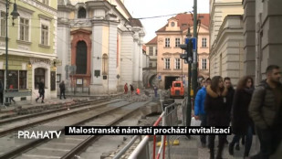 Malostranské náměstí prochází revitalizací