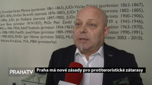 Praha má nové zásady pro protiteroristické zátarasy