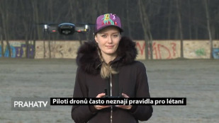 Piloti dronů často neznají pravidla pro létaní v Praze