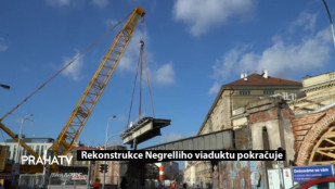 Rekonstrukce Negrelliho viaduktu pokračuje