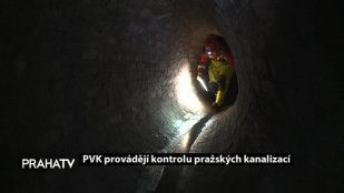 PVK provádějí kontrolu pražských kanalizací