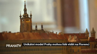 Unikátní model Prahy mohou lidé vidět na Florenci