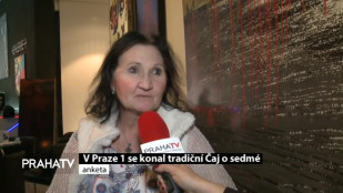 V Praze 1 se konal tradiční Čaj o sedmé