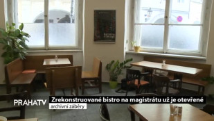 Zrekonstruované bistro na magistrátu je otevřené
