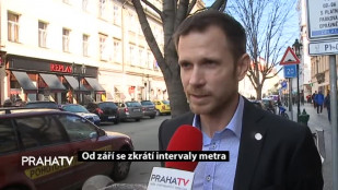 Od září se zkrátí intervaly metra