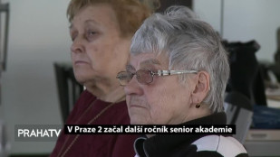 V Praze 2 začal další ročník senior akademie