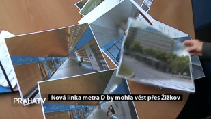 Nová linka metra D by mohla vést přes Žižkov