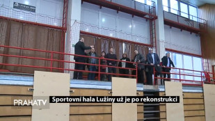 Sportovní hala Lužiny se otvírá po rekonstrukci